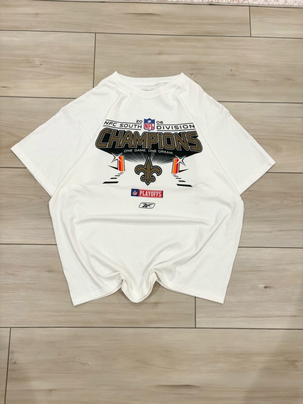 Reebok New Orleans Saints 2006 NFC Champions Football Tee
